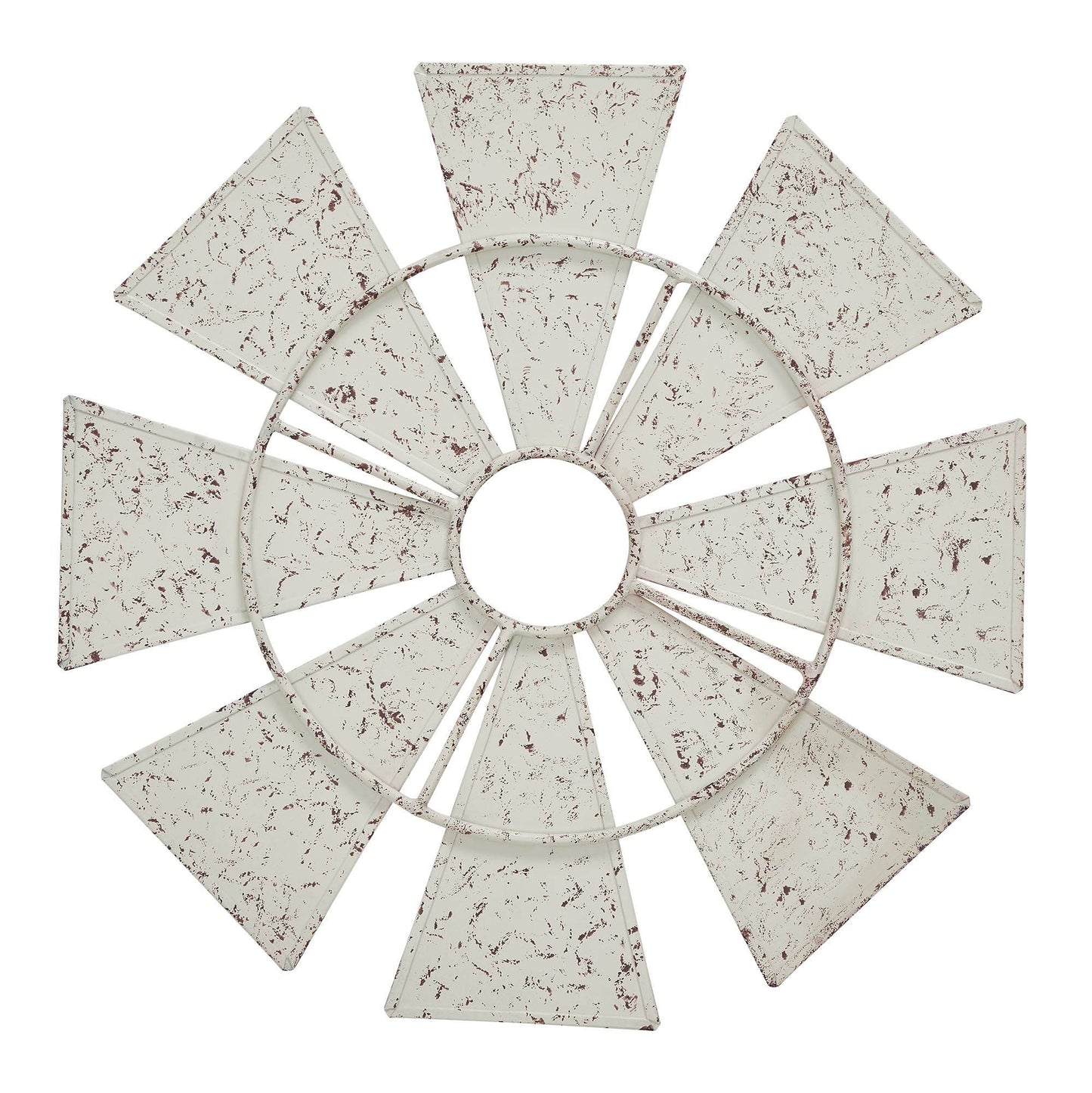 Americana Windmill Wall Decor Red White Blue 12.5"