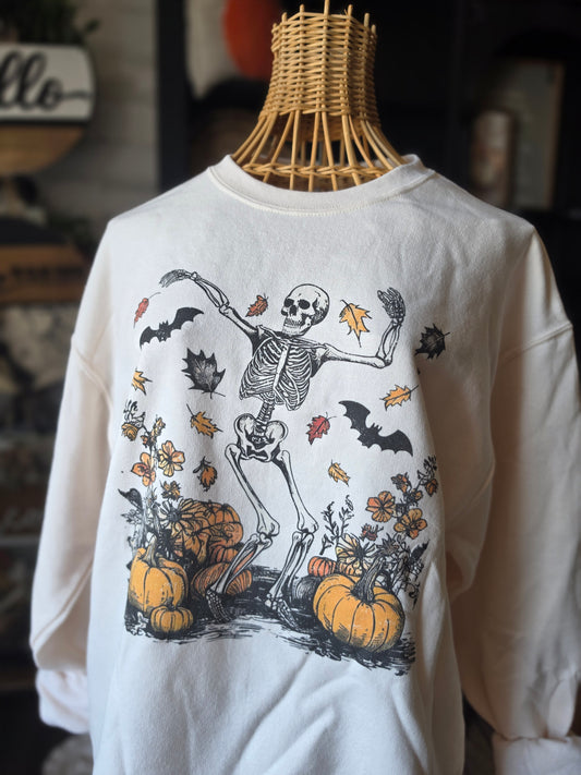 Halloween Dancing Skeletons Sweatshirt
